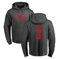 PETTCS SF.49ers #3 Christian Kirk Player Anthracite Pullover Hoodies Home Game Stitched Jerseys
