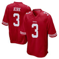 PETTCS SF.49ers #3 Christian Kirk Player Red Home Game Stitched Jerseys