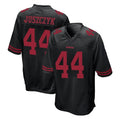 PETTCS SF.49ers #44 Kyle Juszczyk Player Black Alternate Home Game Stitched Jerseys