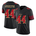 PETTCS SF.49ers #44 Kyle Juszczyk Player Black Limited Rivalries Collection Home Game Stitched Jerseys