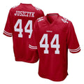 PETTCS SF.49ers #44 Kyle Juszczyk Player Red Home Game Stitched Jerseys