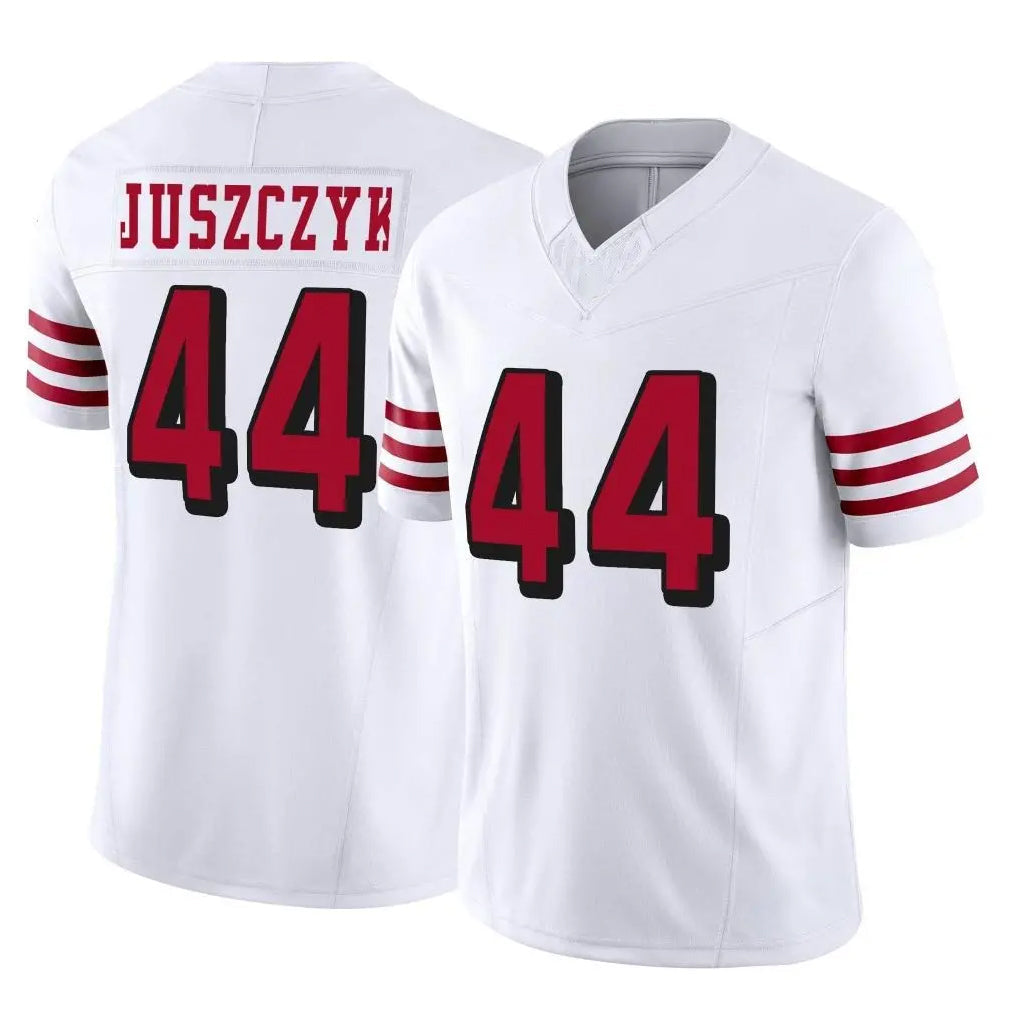 PETTCS SF.49ers #44 Kyle Juszczyk Player White Limited Alternate Vapor F.U.S.E. Home Game Stitched Jerseys
