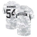 PETTCS SF.49ers #54 Fred Warner Player Salute to Service Hoodies & T-Shirts Stitched Jerseys