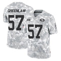 PETTCS SF.49ers #57 Dre Greenlaw Player Arctic Camo Limited Salute To Service Home Game Stitched Jerseys