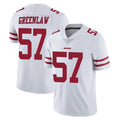 PETTCS SF.49ers #57 Dre Greenlaw Player White Limited Vapor Untouchable Home Game Stitched Jerseys