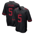 PETTCS SF.49ers #5 Mike Evans Player Black Alternate Home Game Stitched Jerseys
