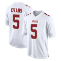 PETTCS SF.49ers #5 Mike Evans Player White Fashion Home Game Stitched Jerseys
