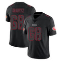 PETTCS SF.49ers #68 Colton McKivitz Player Black Impact Limited Home Game Stitched Jerseys