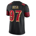 PETTCS SF.49ers #97 Nick Bosa Player Rivalries Collection Vapor Limited Black Stitched Jerseys