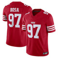 PETTCS SF.49ers #97 Nick Bosa Player Scarlet Vapor F.U.S.E. Limited Stitched Jerseys