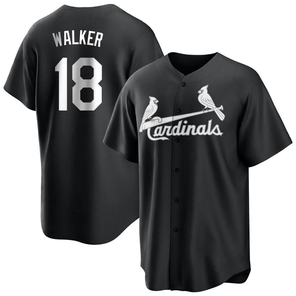 PETTCS St. Louis Cardinals #18 Jordan Walker Player Black City Connect Home Limited Stitched Jerseys