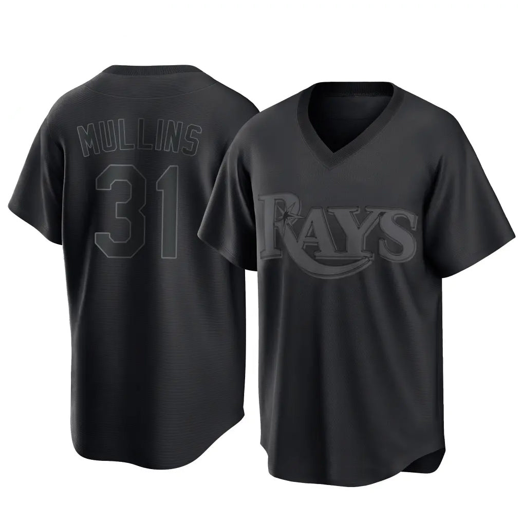 PETTCS TB.Rays #31 Cedric Mullins Player Black Home Game Stitched Jerseys