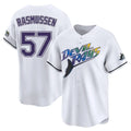 PETTCS TB.Rays #57 Drew Rasmussen Player White City Connect Home Stitched Jerseys