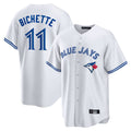 PETTCS T.Blue Jays #11 Bo Bichette Player White Home Limited Stitched Jerseys
