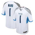 PETTCS T.Titans #1 Cameron Ward Player White Game Stitched Jerseys