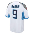 PETTCS T.Titans #9 Steve McNair Player White Home Game Stitched Jerseys