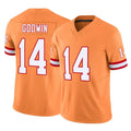 PETTCS TB.Buccaneers #14 Chris Godwin Jr. Player Orange Limited Vapor F.U.S.E. Home Game Stitched Jerseys
