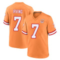 PETTCS TB.Buccaneers #7 Bucky Irving Player Orange Throwback Home Game Stitched Jerseys