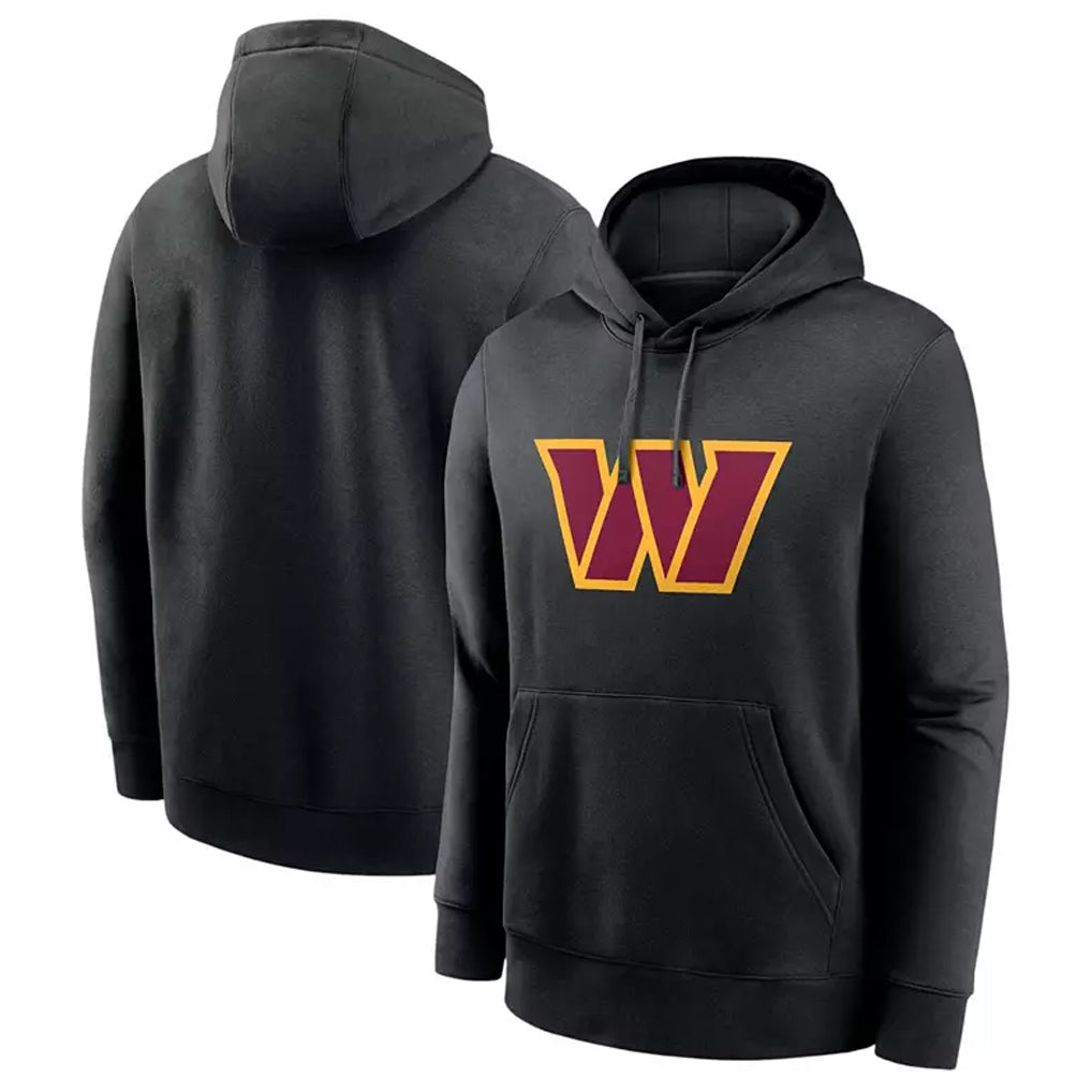 PETTCS W.Commanders Gray Pullover Hoodies Game Blank Player Stitched Jerseys