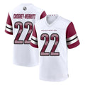 PETTCS W.Commanders #22 Jacory Croskey-Merritt Player White Limited Home Game Stitched Jerseys