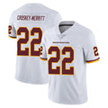 PETTCS W.Commanders #22 Jacory Croskey-Merritt Player White Limited Vapor Untouchable Home Game Stitched Jerseys