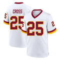 PETTCS W.Commanders #25 Nick Cross Player White Home Game Stitched Jerseys