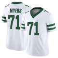 NY.Jets #71 Josh Myers Player White Legacy Limited Vapor F.U.S.E. Home Game PETTCS Stitched Jerseys