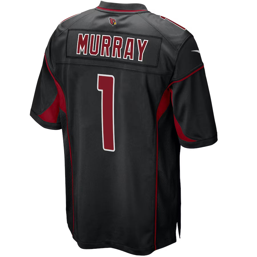 A.Cardinals #1 Kyler Murray Player Black 2nd Alternate Game PETTCS Stitched Jerseys