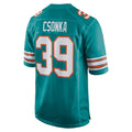 PETTCS M.Dolphins #39 Larry Csonka Aqua Retired Player Jersey