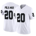 LV.Raiders #20 Isaiah Pola-Mao Player White Limited Vapor F.U.S.E. Home Game PETTCS Stitched Jerseys