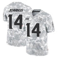 M.Vikings #14 Jauan Jennings Player Arctic Camo Salute To Service Limited Game PETTCS Stitched Jerseys