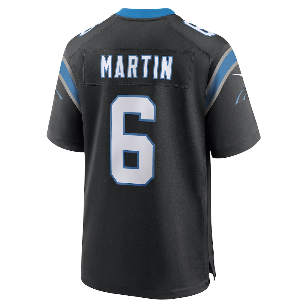 PETTCS C.Panthers #6 Sam Martin Black Team Game Jersey