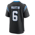 PETTCS C.Panthers #6 Sam Martin Black Team Game Jersey