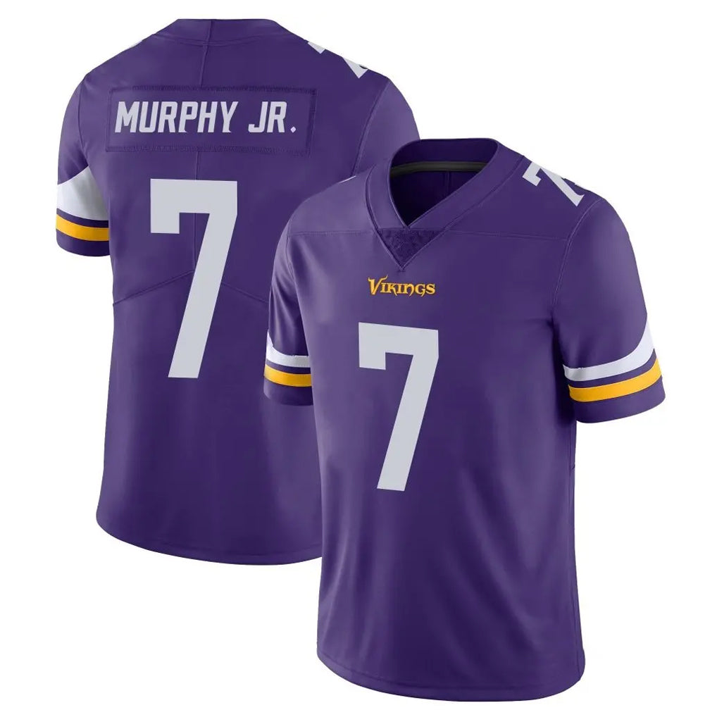 M.Vikings #7 Byron Murphy Jr. Player Purple Limited Vapor Untouchable Home Game PETTCS Stitched Jerseys