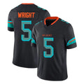 M.Dolphins #5 Jaylen Wright Player Black Limited Pitch Rivalries Collection Home Game PETTCS Stitched Jerseys