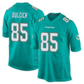 M.Dolphins #85 Greg Dulcich Player Aqua Team Color Home Game PETTCS Stitched Jerseys