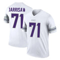 M.Vikings #71 Christian Darrisaw Player White Alternate Legend Home Game PETTCS Stitched Jerseys