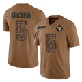 LA.Rams #5 Kamren Kinchens Player Brown Salute To Service Limited PETTCS Stitched Jerseys