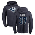 LA.Rams #37 Quentin Lake Player Navy Pullover Hoodie Limited Game PETTCS Stitched Jerseys