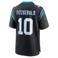 PETTCS C.Panthers #10 Ryan Fitzgerald Black Team Game Jersey