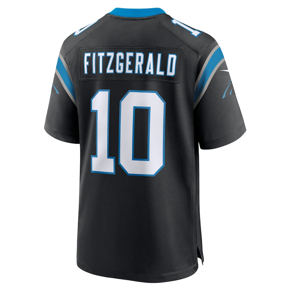 PETTCS C.Panthers #10 Ryan Fitzgerald Black Team Game Jersey
