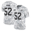 M.Dolphins #52 Patrick Paul Player Arctic Camo Salute To Service Limited Game PETTCS Stitched Jerseys
