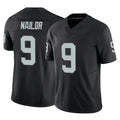 LV.Raiders #9 Jalen Nailor Player Black Limited Vapor F.U.S.E. Home Game PETTCS Stitched Jerseys