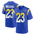 LA.Rams #23 Kyren Williams Player Royal Home Game PETTCS Stitched Jerseys