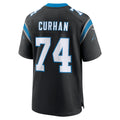 PETTCS C.Panthers #74 Jake Curhan Black Team Game Jersey
