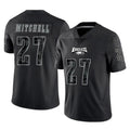 P.Eagles #27 Quinyon Mitchell Player Black Reflective Limited Home Game PETTCS Stitched Jerseys