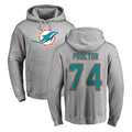 M.Dolphins #74 Kadyn Proctor Player Gray LOGO Pullover Hoodies Limited PETTCS Stitched Jerseys