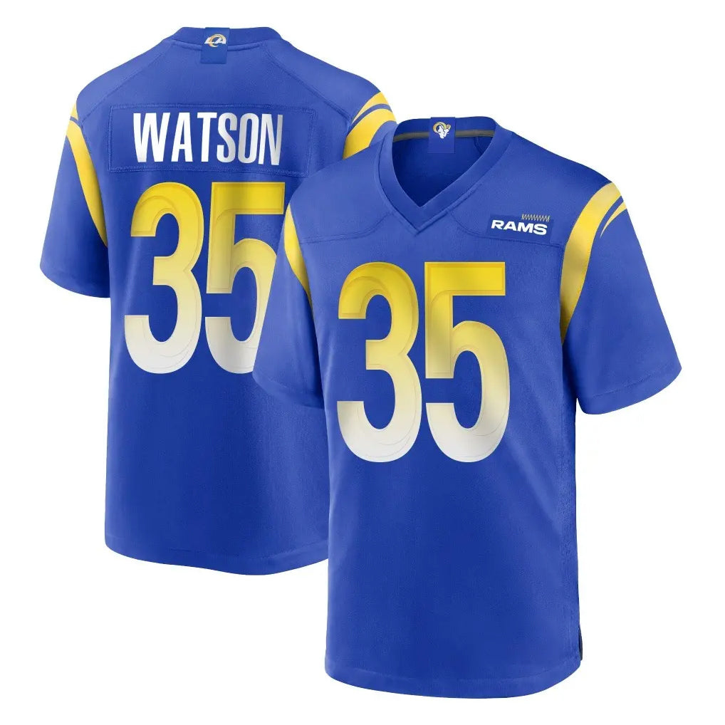 LA.Rams #35 Jaylen Watson Player Royal Home Game PETTCS Stitched Jerseys