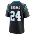 PETTCS C.Panthers #24 Jonathon Brooks Black Game Jersey