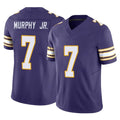 M.Vikings #7 Byron Murphy Jr. Player Purple Limited Classic Vapor F.U.S.E. Home Game PETTCS Stitched Jerseys